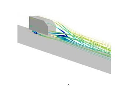 جریان هوا بر روی بدنه احمد-کامسول