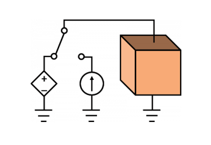 اعمال سوئیچ جریان ولتاژ در نمونه‌ها-کامسول