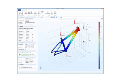 آنالیزور قاب دوچرخه-کامسول