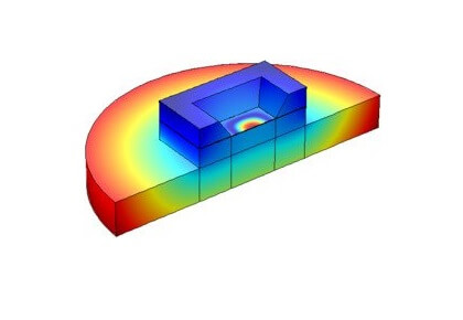 حسگر فشار خازنی-کامسول