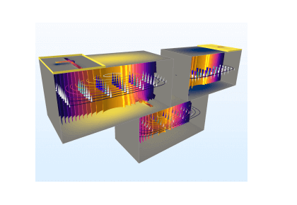 فیلتر حفره‌ای مستطیلی آبشاری