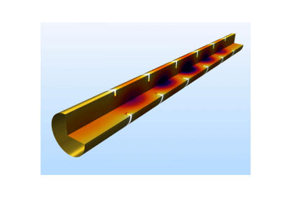 Circular Waveguide Filter-کامسول