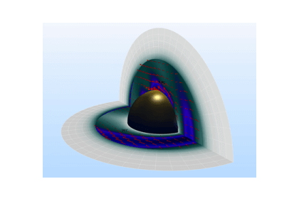 محاسبه بخش مقطعی رادار یک کره کاملاً رسانا-کامسول