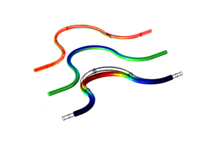 جریان‌سنج اثر پیچشی: شبیه‌سازی FSI در دامنه فرکانس-کامسول