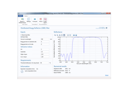 فیلتر بازتابنده BRAGG توزیع شده