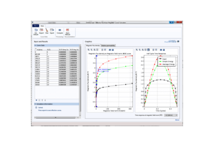 محاسبه‌گر منحنی مغناطیسی غیرخطی مؤثر