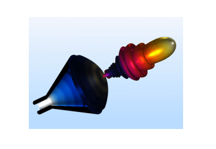 مدل‌سازی سریع عددی آنتن عدسی شیپوری مخروطی-کامسول