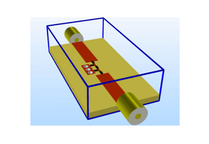 فیلتر مشخص شده توسط پارامترهای S وارد شده از طریق یک فایل معیار-کامسول