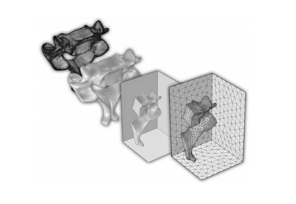 از مش سطحی به هندسه؛ ورود STL یک مهره-کامسول