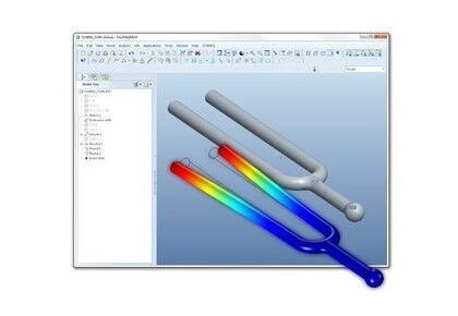 بهینه‌سازی پارامتر هندسی یک چنگال تنظیم-کامسول