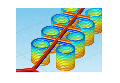 گرمایش زمین‌گرمایی از یک حلقه استخر-کامسول