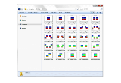 نحوۀ ارسال خودکار تصاویر پس از حل کردن-کامسول