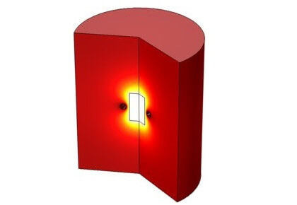 گرمایش القایی استوانه مسی