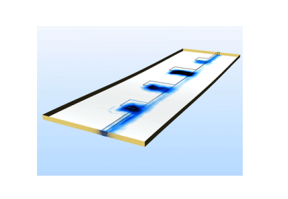 فیلتر مایکروویو بر روی PCB با تنش (++ODB، واردات ECAD)