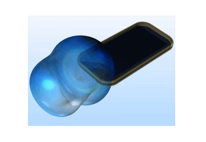 مدل‌سازی آنتن دستگاه تلفن همراه-کامسول