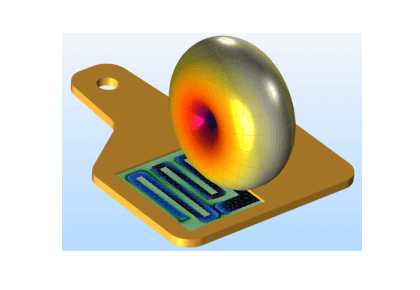 مدل سازی برچسب RFID UHF-کامسول