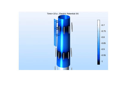 تک قطبی با حل آندهای قربانی-کامسول