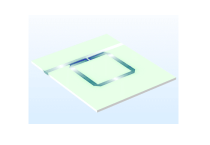 فیلتر شکاف با استفاده از یک تشدیدگر حلقوی شکافته-کامسول