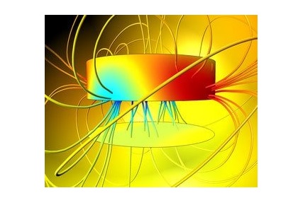 صفحه و آهنربای یک‌طرفه-کامسول