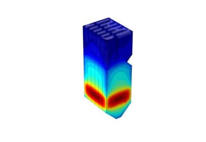 انتقال حرارت تابشی در یک دیگ بخار آب و برق