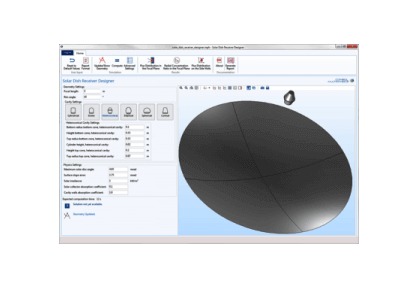 طراحی گیرنده بشقاب خورشیدی-کامسول