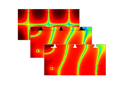 بهینه‌سازی توپولوژی و تأیید یک حالت آکوستیک در یک اتاق دوبعدی-کامسول