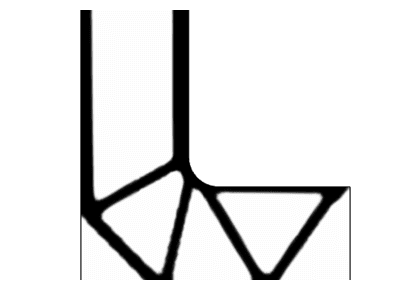 بهینه‌سازی توپولوژی ساختار یک سه‌گوشه تحت بار-کامسول