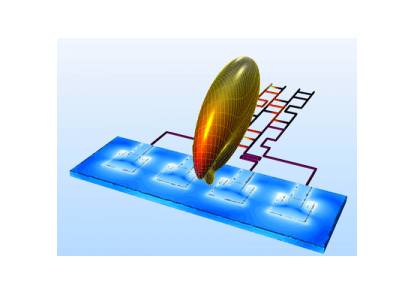 شبکه پرتوی ماتریس باتلر خط انتقال-کامسول