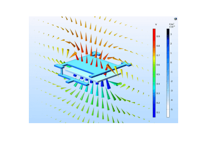 خازن MEMS قابل تنظیم-کامسول