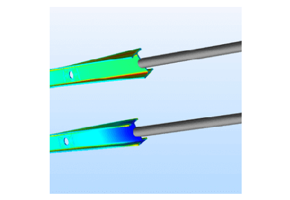 اتصال تیرها و جامدات - کامسول