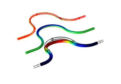 جریان‌سنج اثر پیچشی: شبیه‌سازی FSI در دامنه فرکانس - کامسول