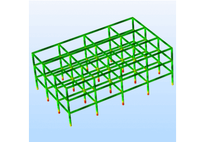تجزیه و تحلیل زمین‌لرزه در یک ساختمان - کامسول
