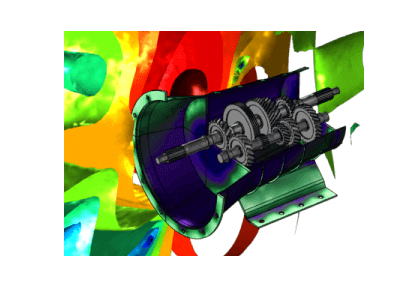 مدل‌سازی لرزش و سر و صدا در جعبه دنده - کامسول