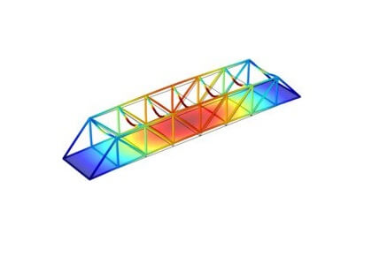 پل خرپای پرت - کامسول