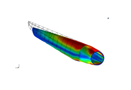 تنش و تجزیه و تحلیل معین یک تیغه کامپوزیت توربین بادی