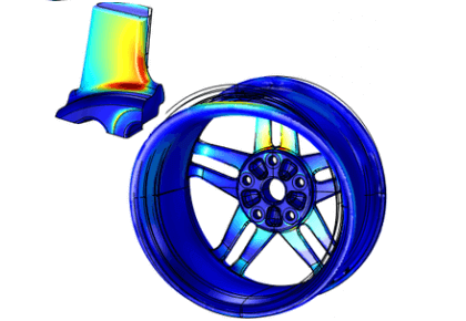زیرمدل در لبه یک چرخ