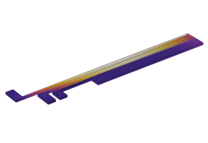 محرک حرارتی - پارامتری شده - کامسول