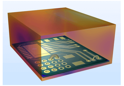تجزیه و تحلیل اولیه انتشار و ایمنی یک برد مدار - کامسول