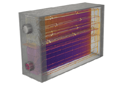 مبدل حرارتی صفحه-فین - کامسول