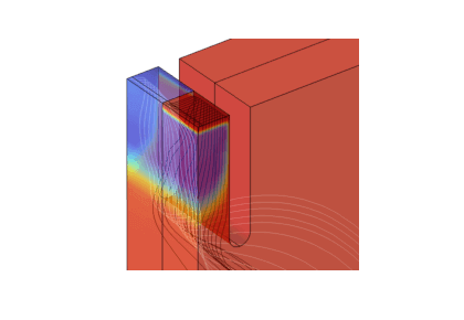 Trench-Gate IGBT 3D - کامسول