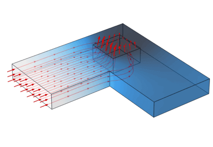 یک مدل مقاومت کلوین پل متقاطع برای استخراج مقاومت تماس خاص - کامسول