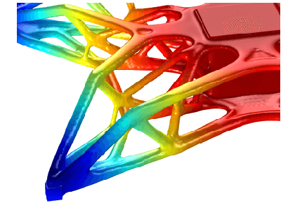 بهینه سازی توپولوژی یک پهپاد - کامسول