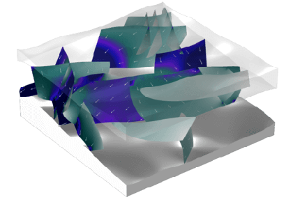 جریان در یک مخزن شکسته - کامسول