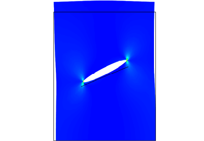ترک زاویه ای تعبیه شده در یک صفحه - کامسول
