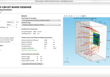شبیه سازی آبکاری برای طراحان مدار چاپی