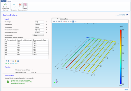 ایجاد یک برنامه برای مدلسازی کنترل جریان در یک شبکه لوله