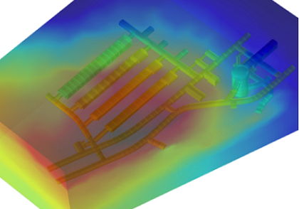 آمفوس 21: مدل‌سازی پدیده‌های حرارتی-هیدرو-مکانیکی-شیمیایی جفت شده